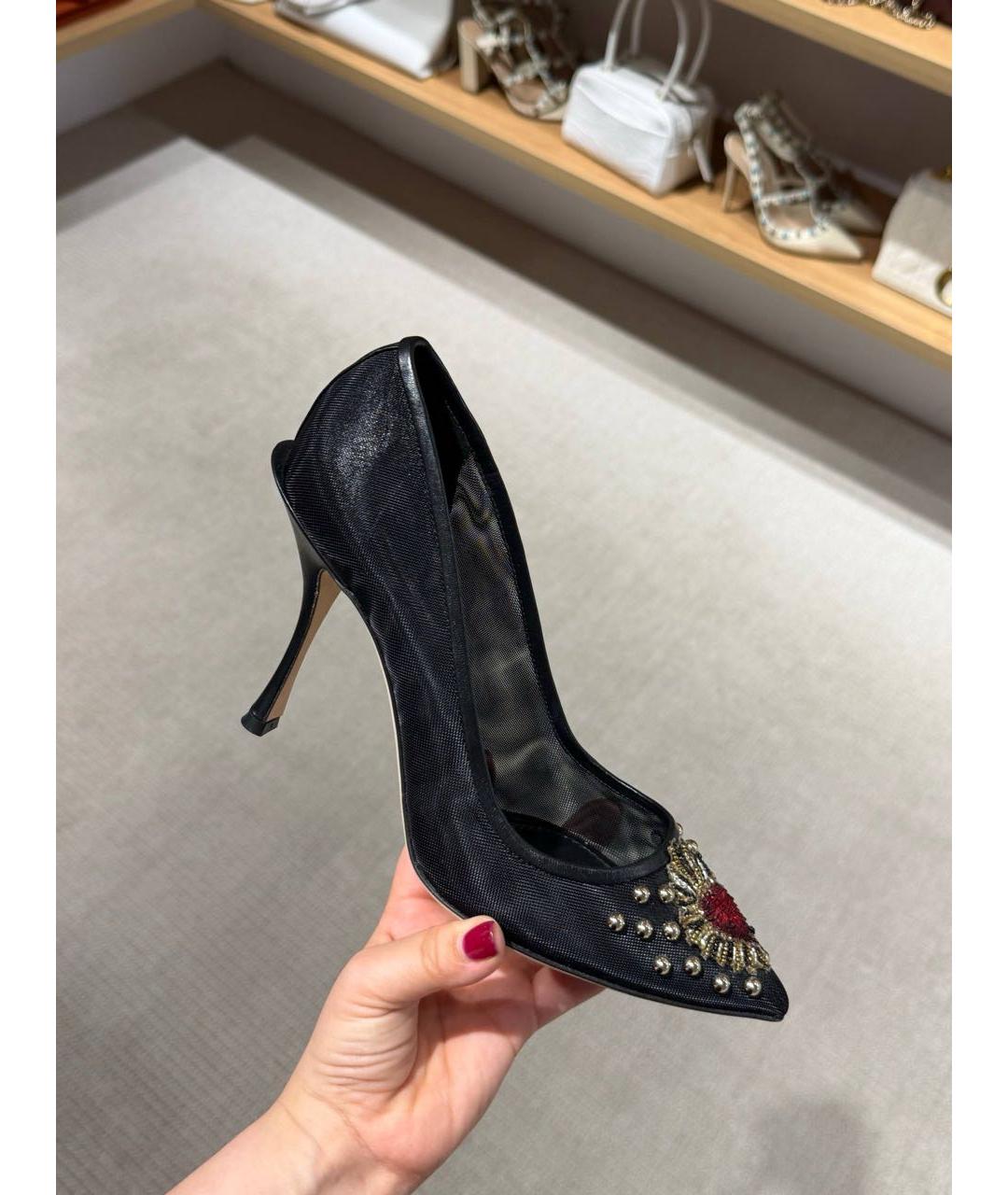 DOLCE&GABBANA Черные туфли, фото 5