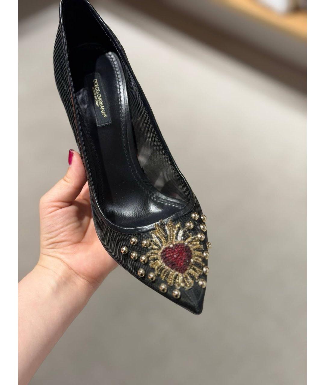 DOLCE&GABBANA Черные туфли, фото 7