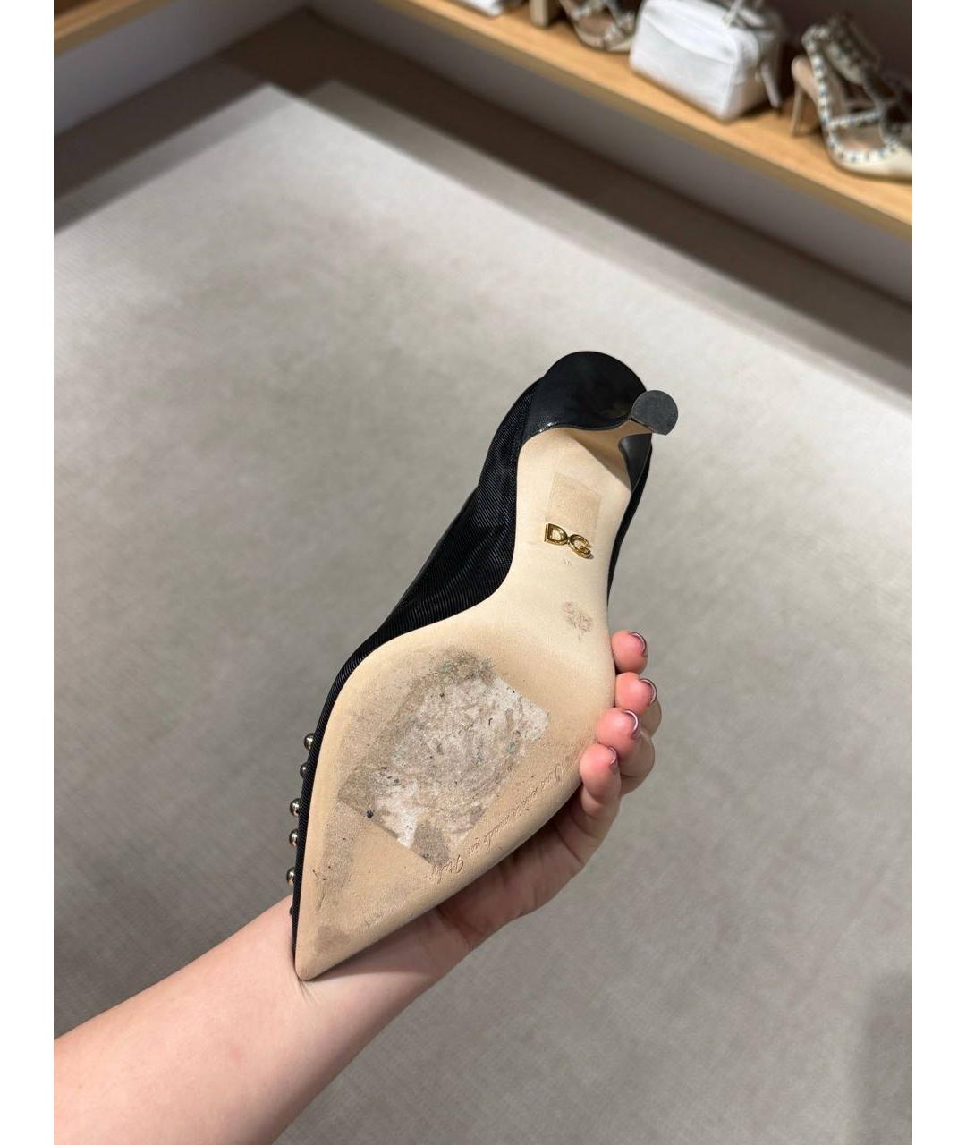 DOLCE&GABBANA Черные туфли, фото 6