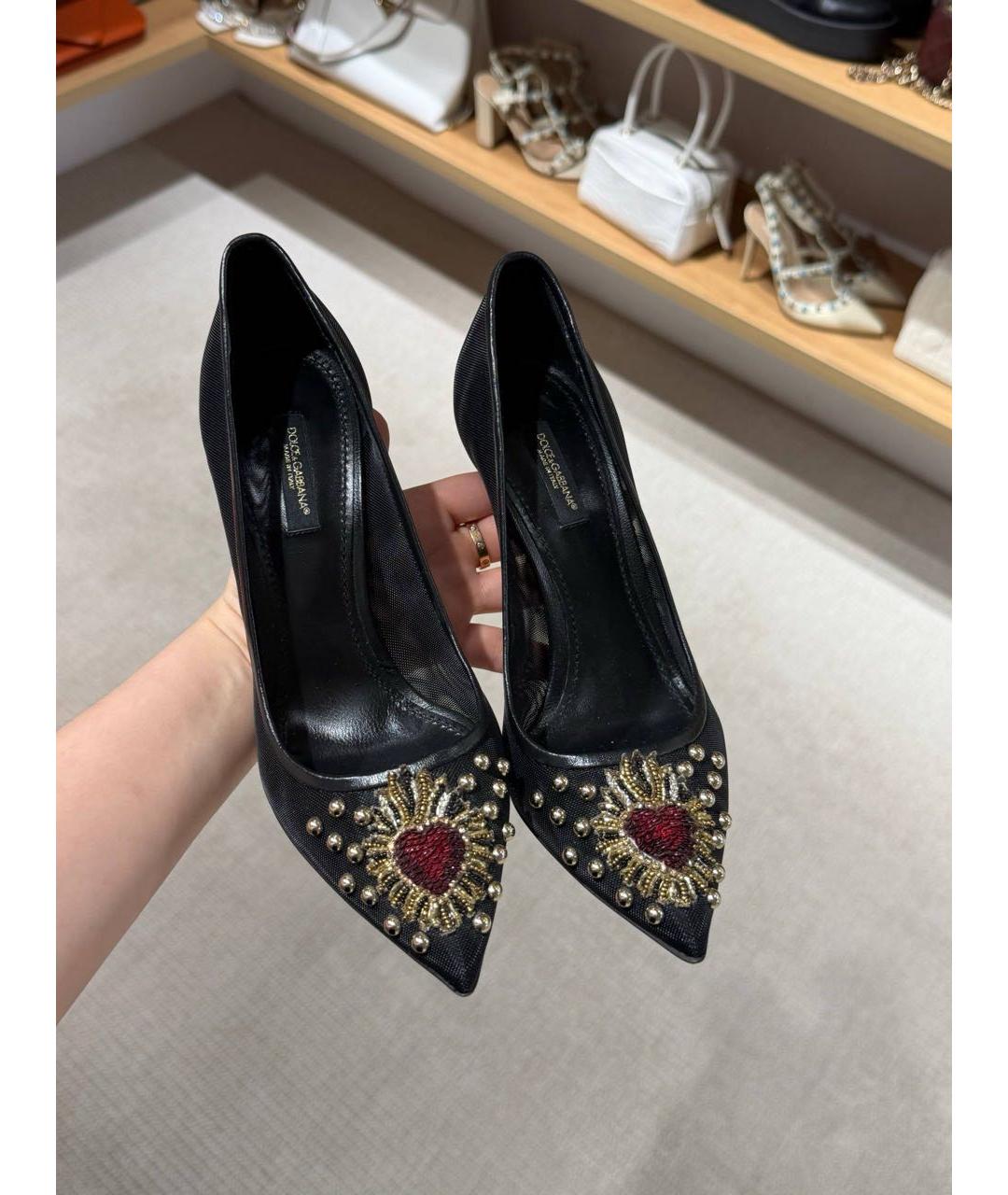 DOLCE&GABBANA Черные туфли, фото 3