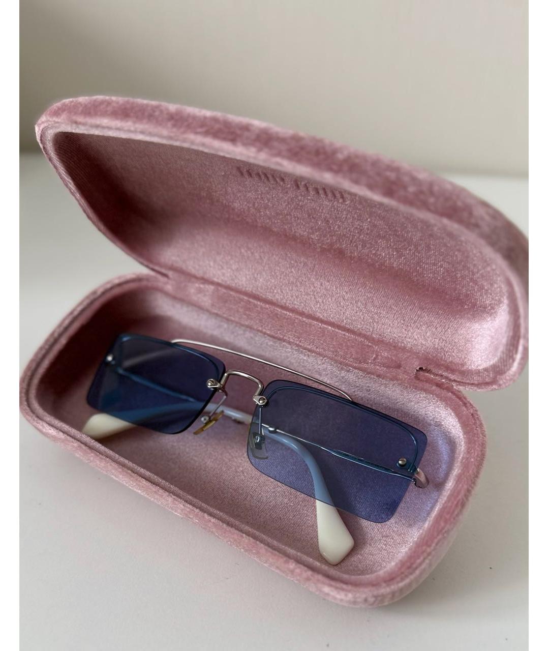 MIU MIU Пластиковые солнцезащитные очки, фото 4