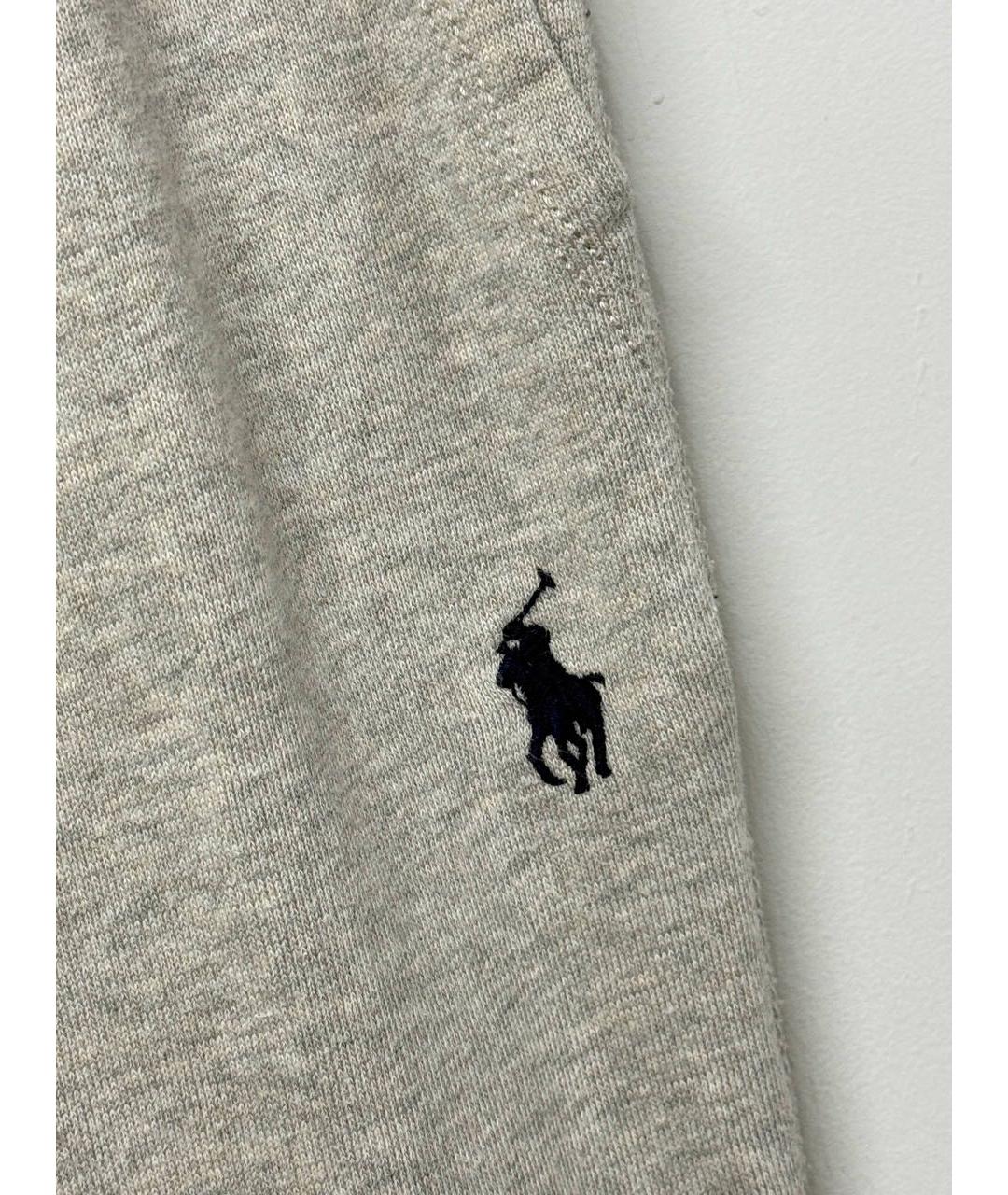 POLO RALPH LAUREN Серые хлопковые повседневные брюки, фото 3