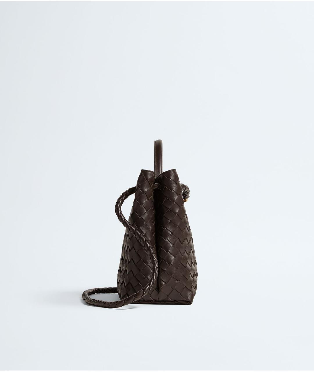 BOTTEGA VENETA Коричневая кожаная сумка тоут, фото 2