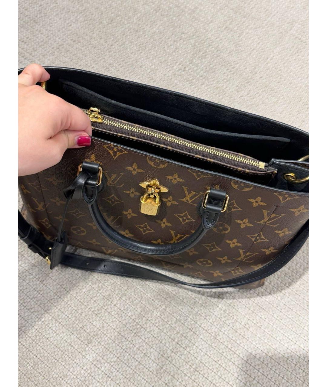 LOUIS VUITTON Коричневая сумка тоут, фото 5