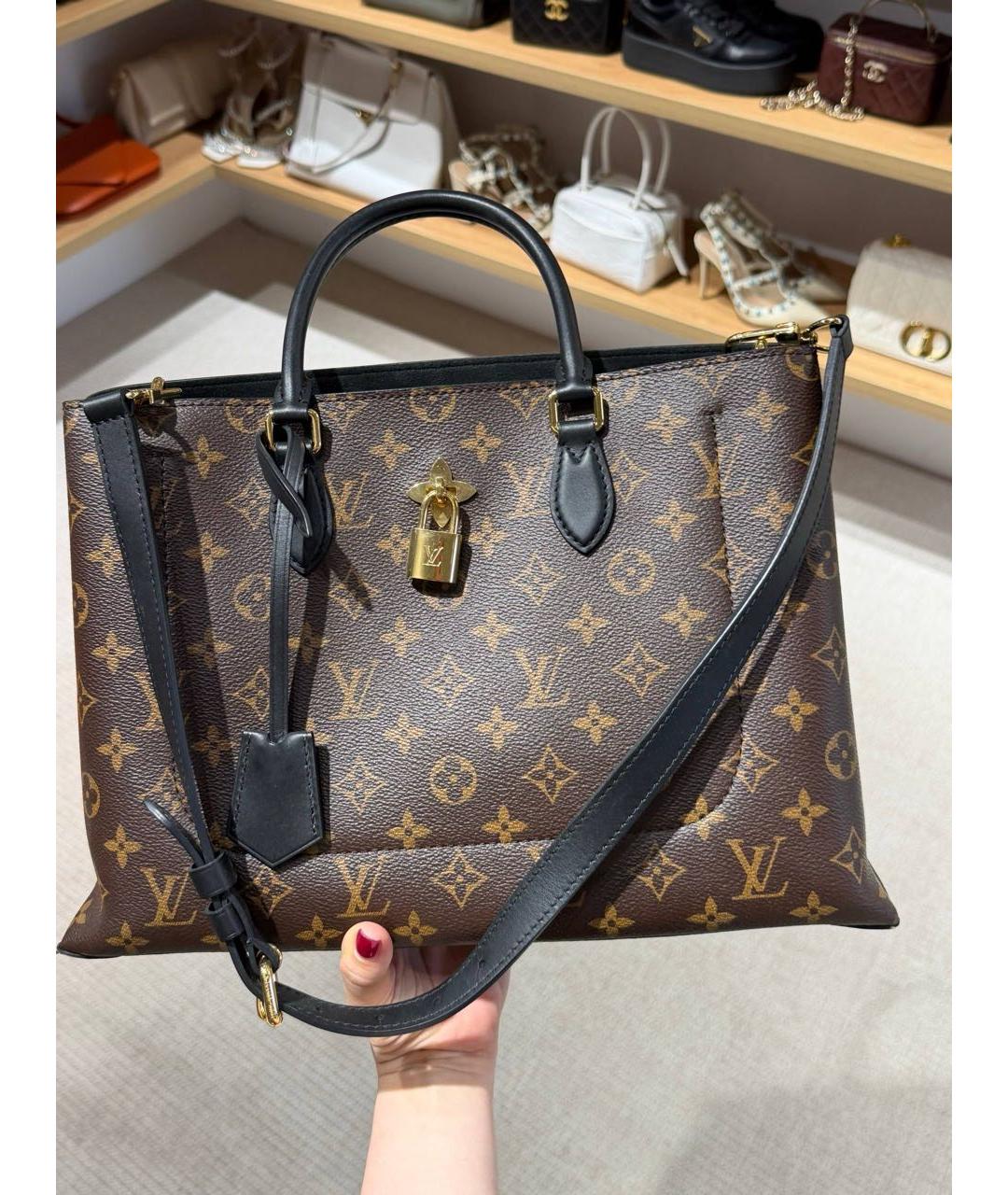 LOUIS VUITTON Коричневая сумка тоут, фото 2