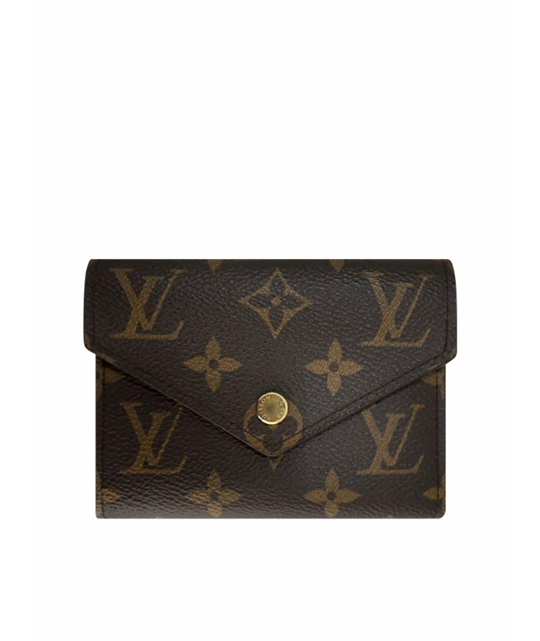 LOUIS VUITTON Коричневый кошелек, фото 1