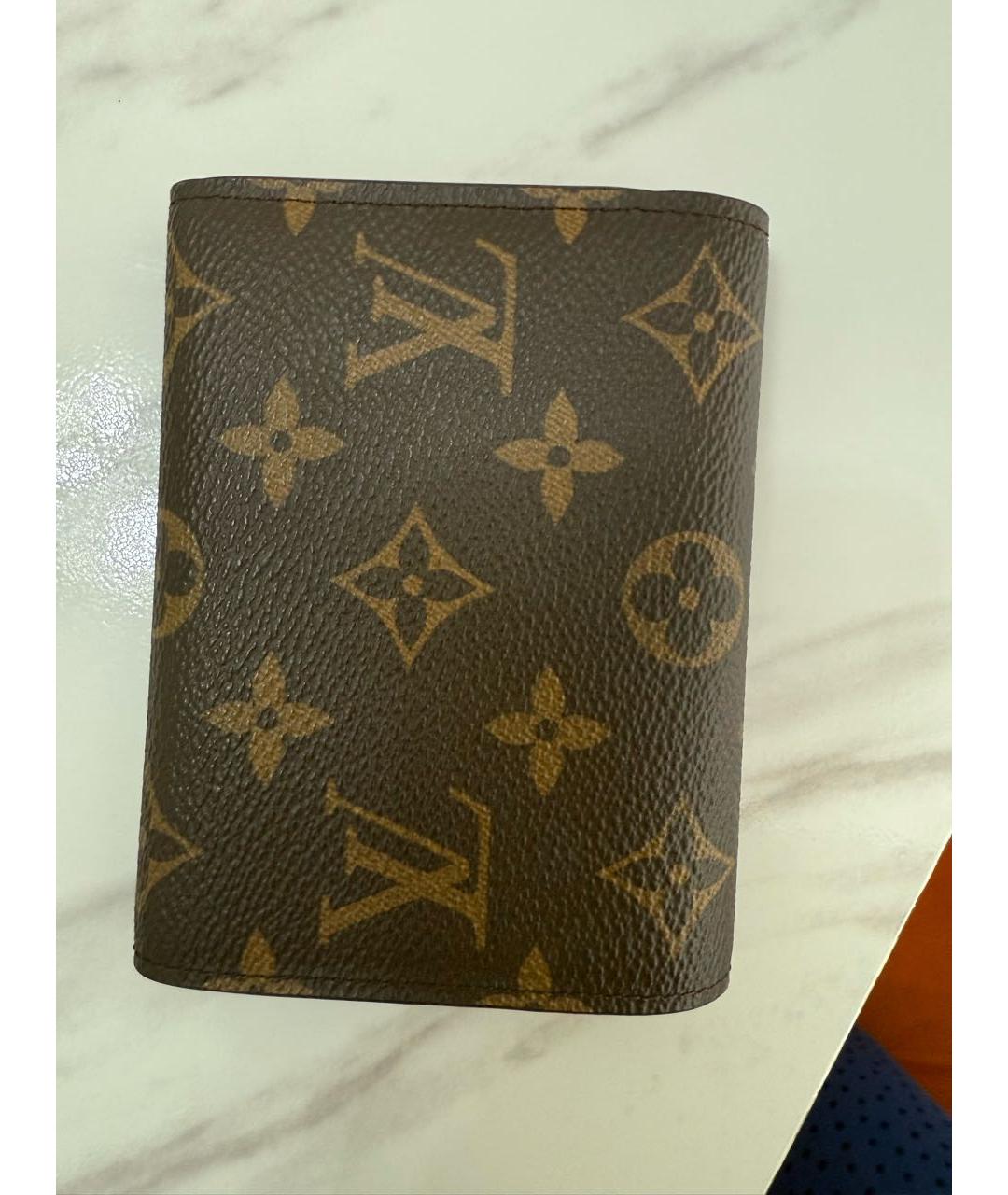 LOUIS VUITTON Коричневый кошелек, фото 2