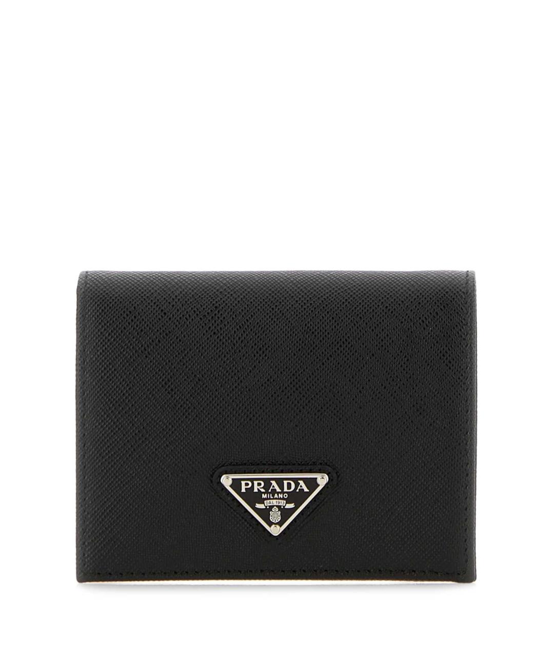 PRADA Черный кожаный кошелек, фото 1