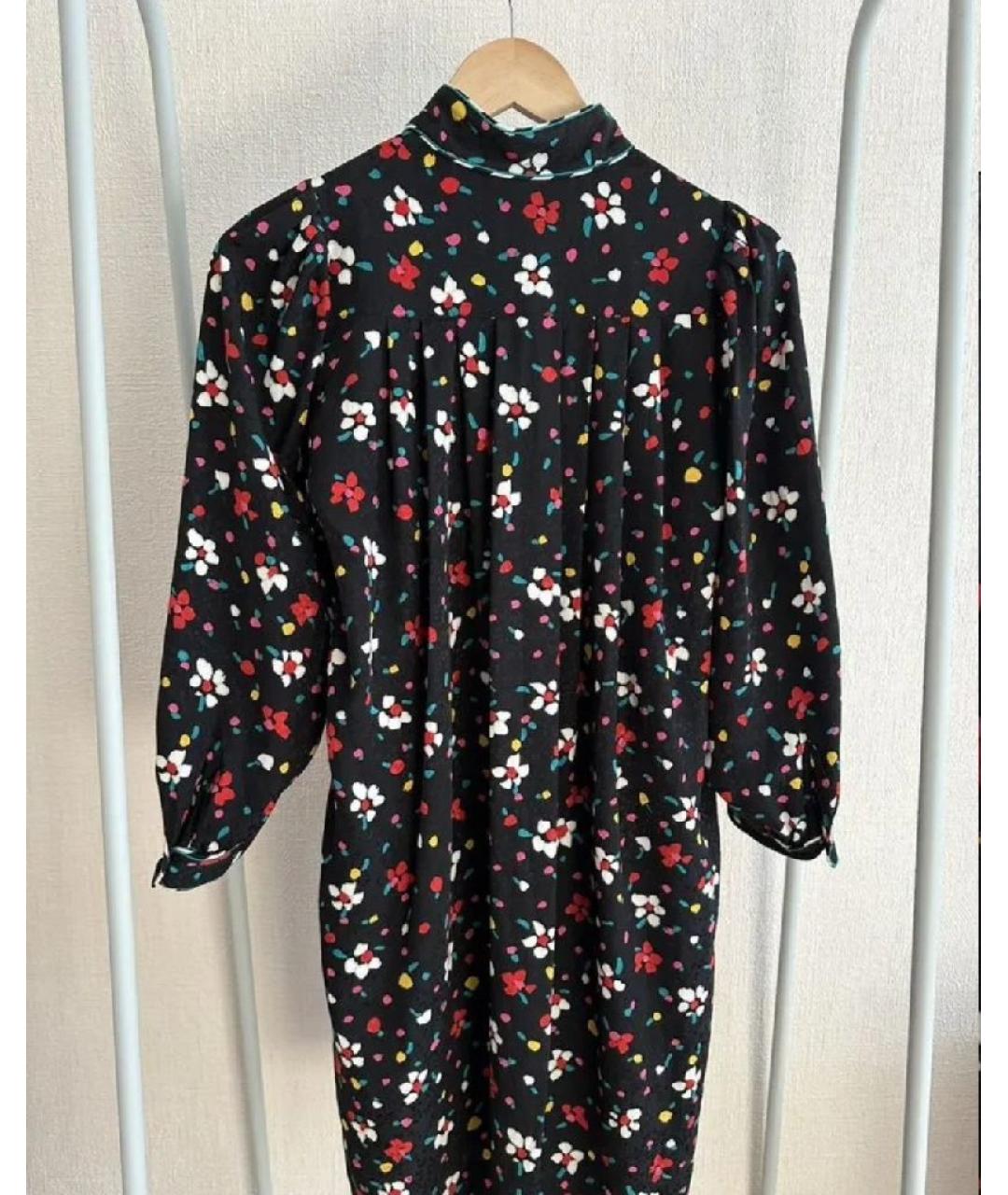 MARC JACOBS Черное шелковое повседневное платье, фото 2