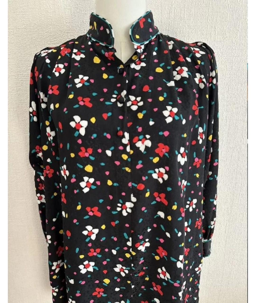 MARC JACOBS Черное шелковое повседневное платье, фото 6