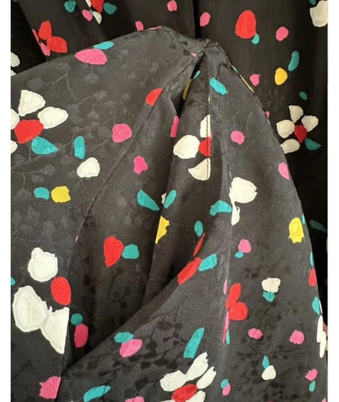 MARC JACOBS Черное шелковое повседневное платье, фото 8