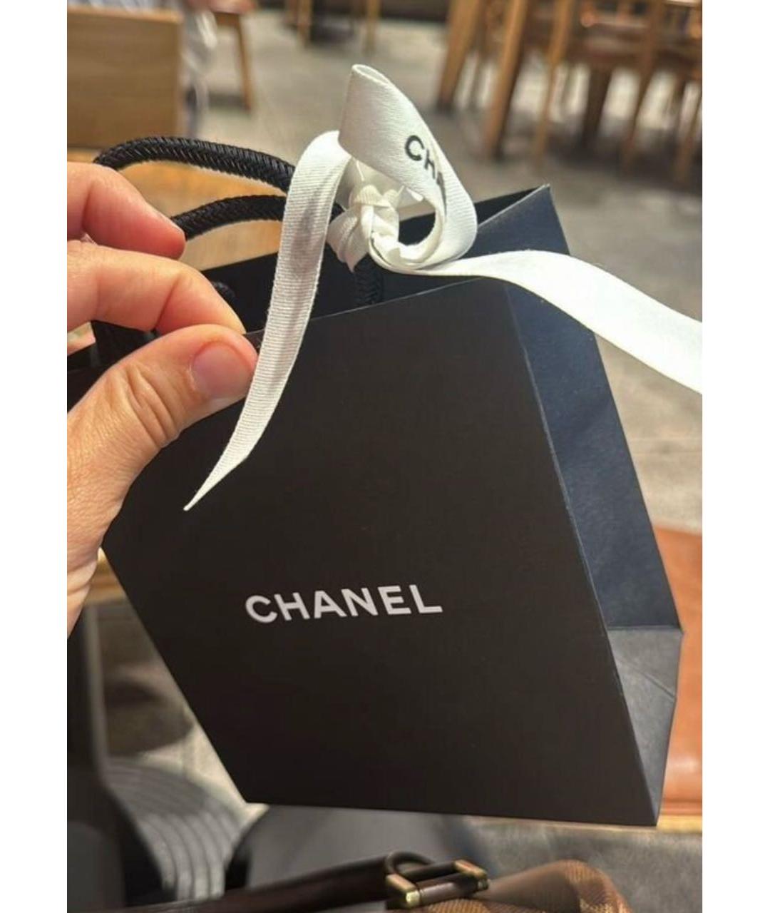 CHANEL Серебряные металлические серьги, фото 4