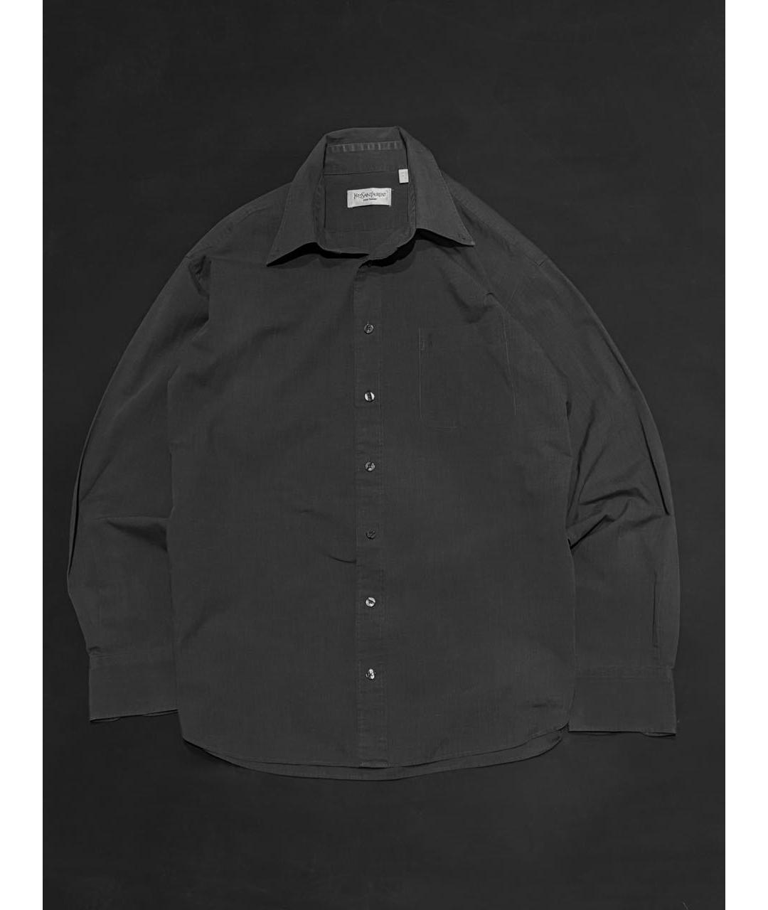 SAINT LAURENT Хлопковая классическая рубашка, фото 7