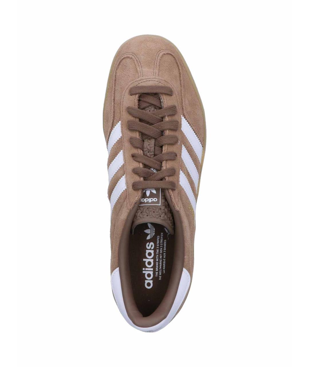 ADIDAS Коричневые замшевые низкие кроссовки / кеды, фото 5
