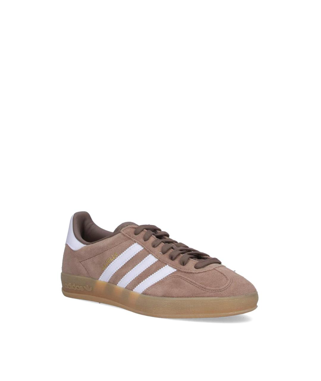 ADIDAS Коричневые замшевые низкие кроссовки / кеды, фото 2