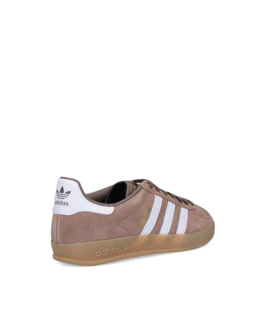 ADIDAS Коричневые замшевые низкие кроссовки / кеды, фото 4