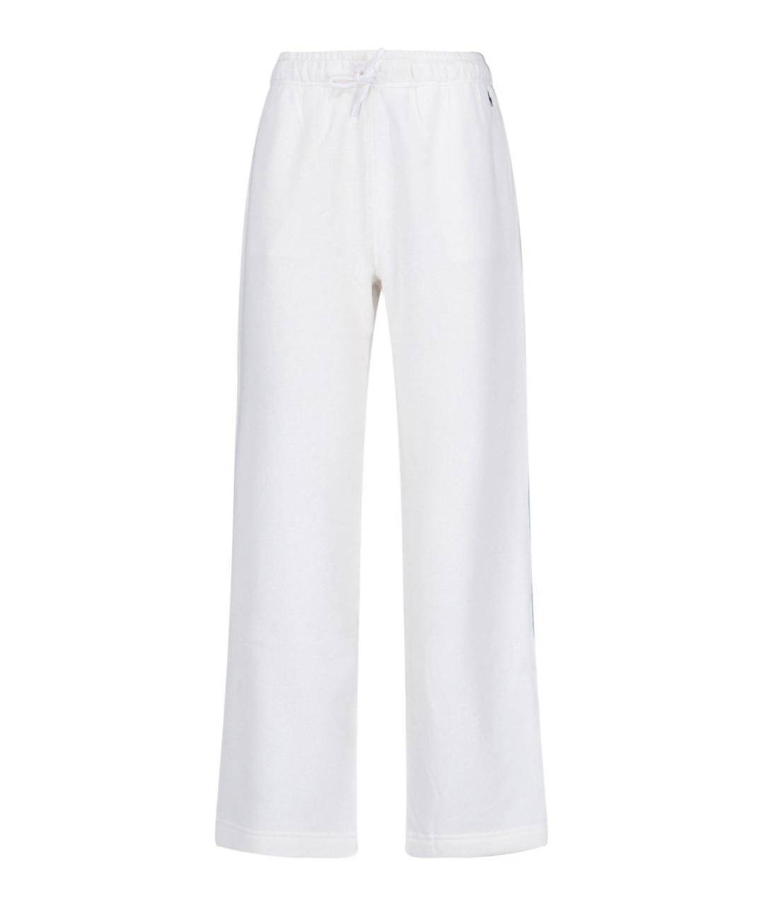 POLO RALPH LAUREN Белые хлопковые спортивные брюки и шорты, фото 1