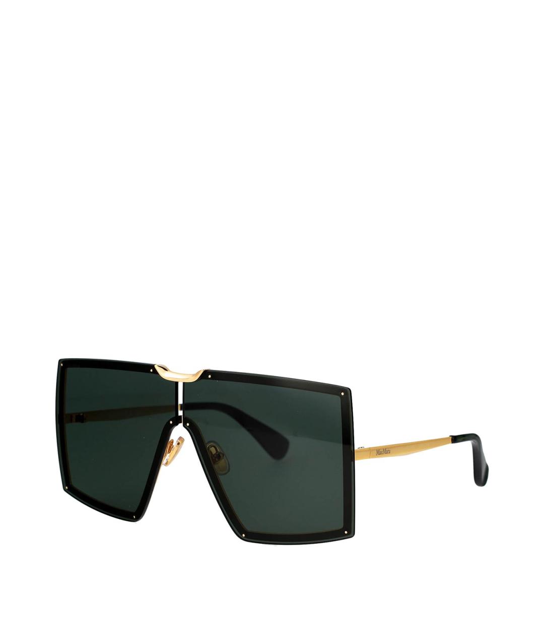 MAX MARA Черные металлические солнцезащитные очки, фото 2