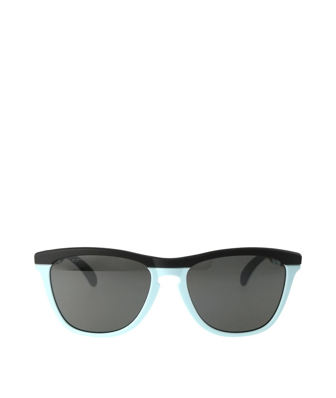 OAKLEY Голубые пластиковые солнцезащитные очки, фото 1