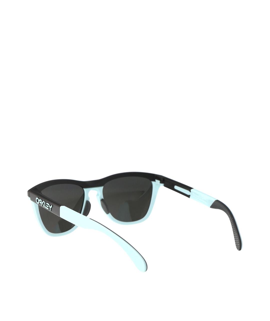 OAKLEY Голубые пластиковые солнцезащитные очки, фото 4