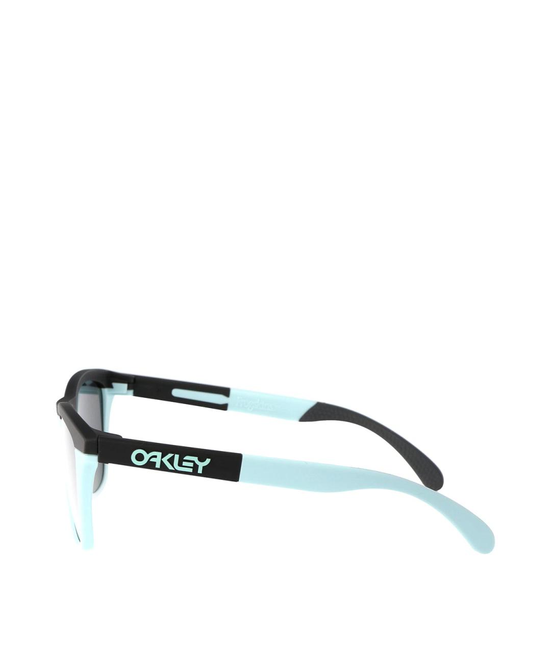 OAKLEY Голубые пластиковые солнцезащитные очки, фото 3