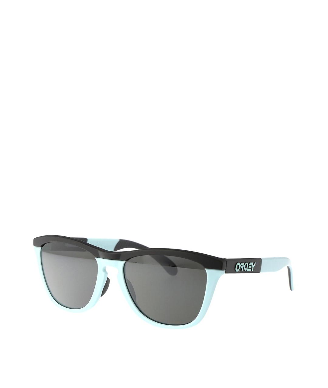 OAKLEY Голубые пластиковые солнцезащитные очки, фото 2