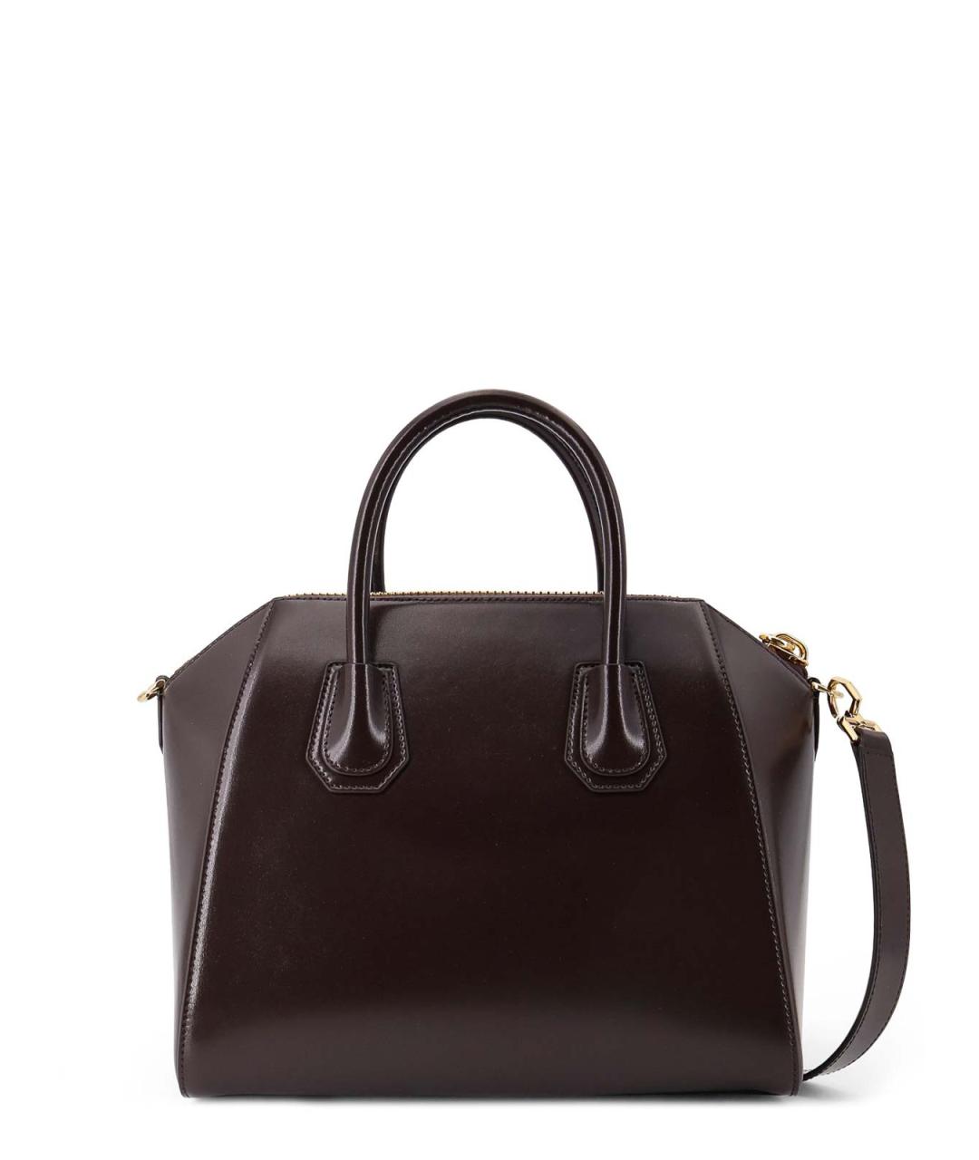 GIVENCHY Коричневая кожаная сумка тоут, фото 2