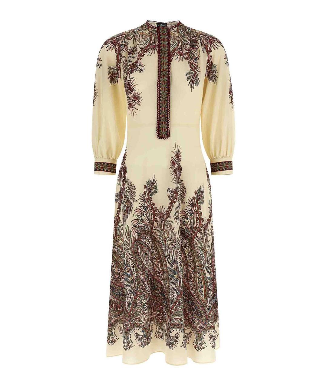ETRO Мульти хлопко-эластановое повседневное платье, фото 1