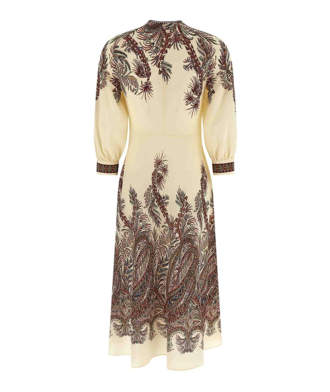 ETRO Мульти хлопко-эластановое повседневное платье, фото 2