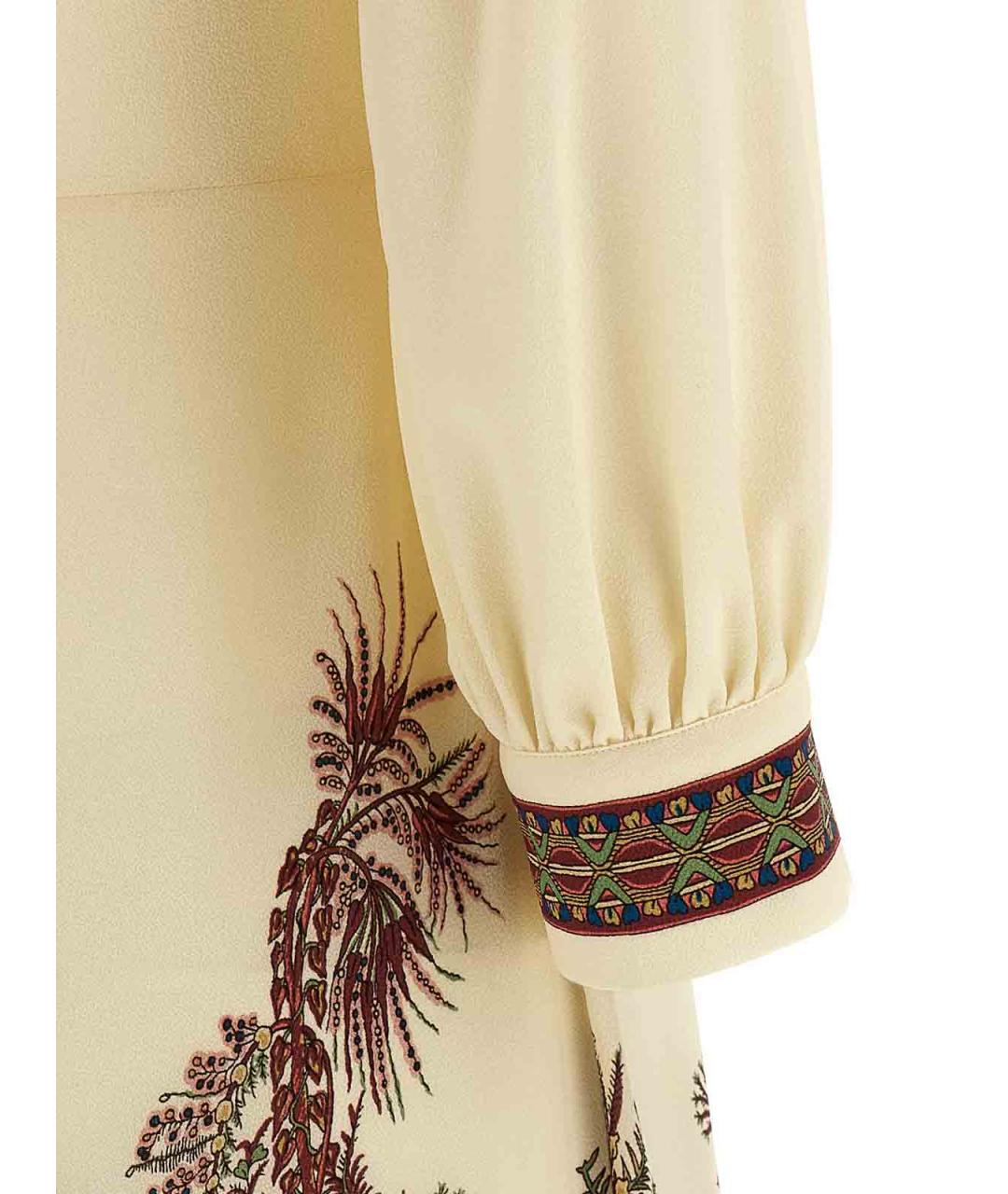 ETRO Мульти хлопко-эластановое повседневное платье, фото 4