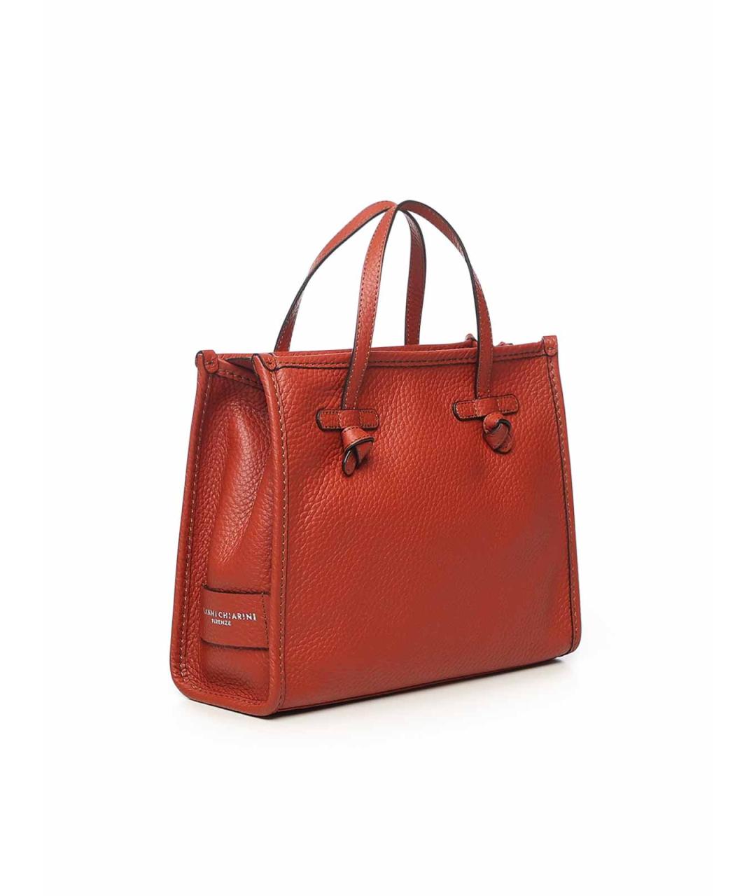 Gianni Chiarini Красная кожаная сумка тоут, фото 2