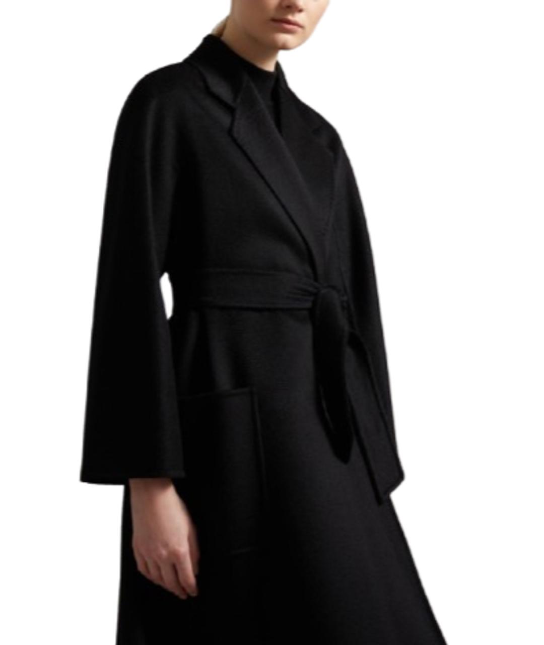 MAX MARA Черное кашемировое пальто, фото 3