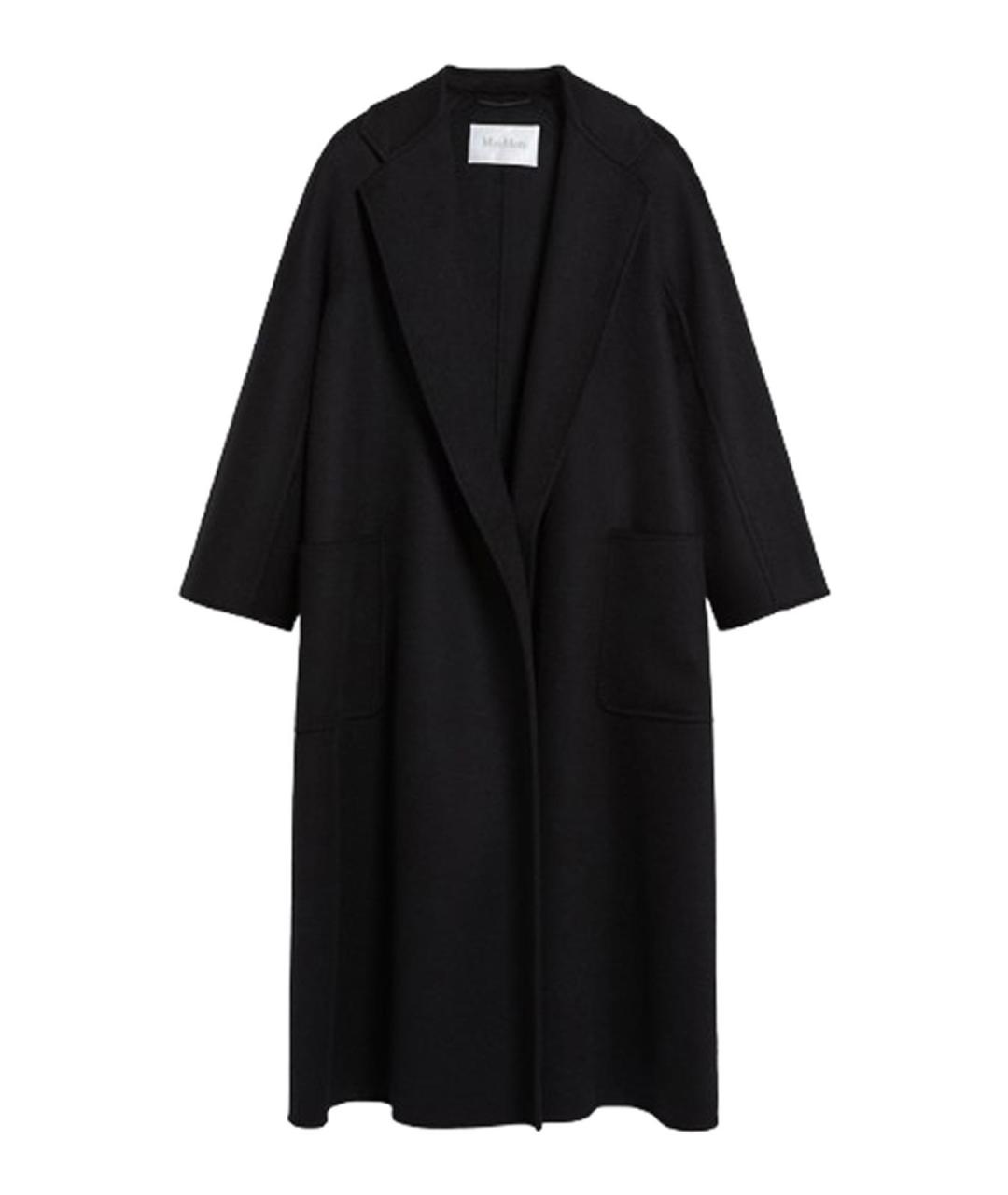 MAX MARA Черное кашемировое пальто, фото 1