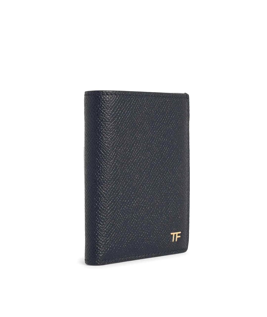 TOM FORD Черный кожаный кардхолдер, фото 3