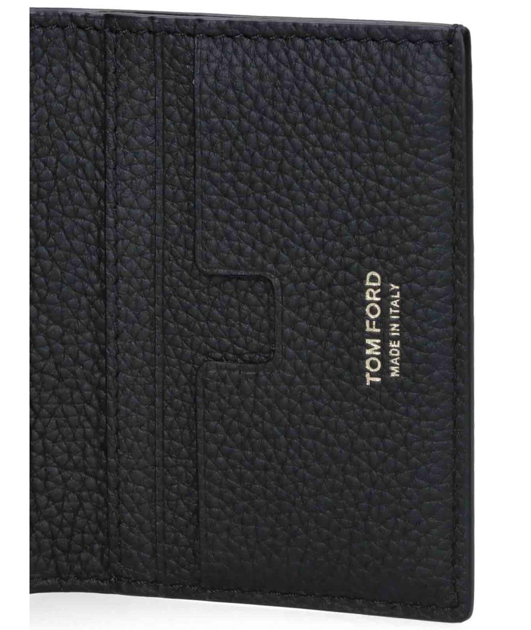 TOM FORD Черный кожаный кардхолдер, фото 5