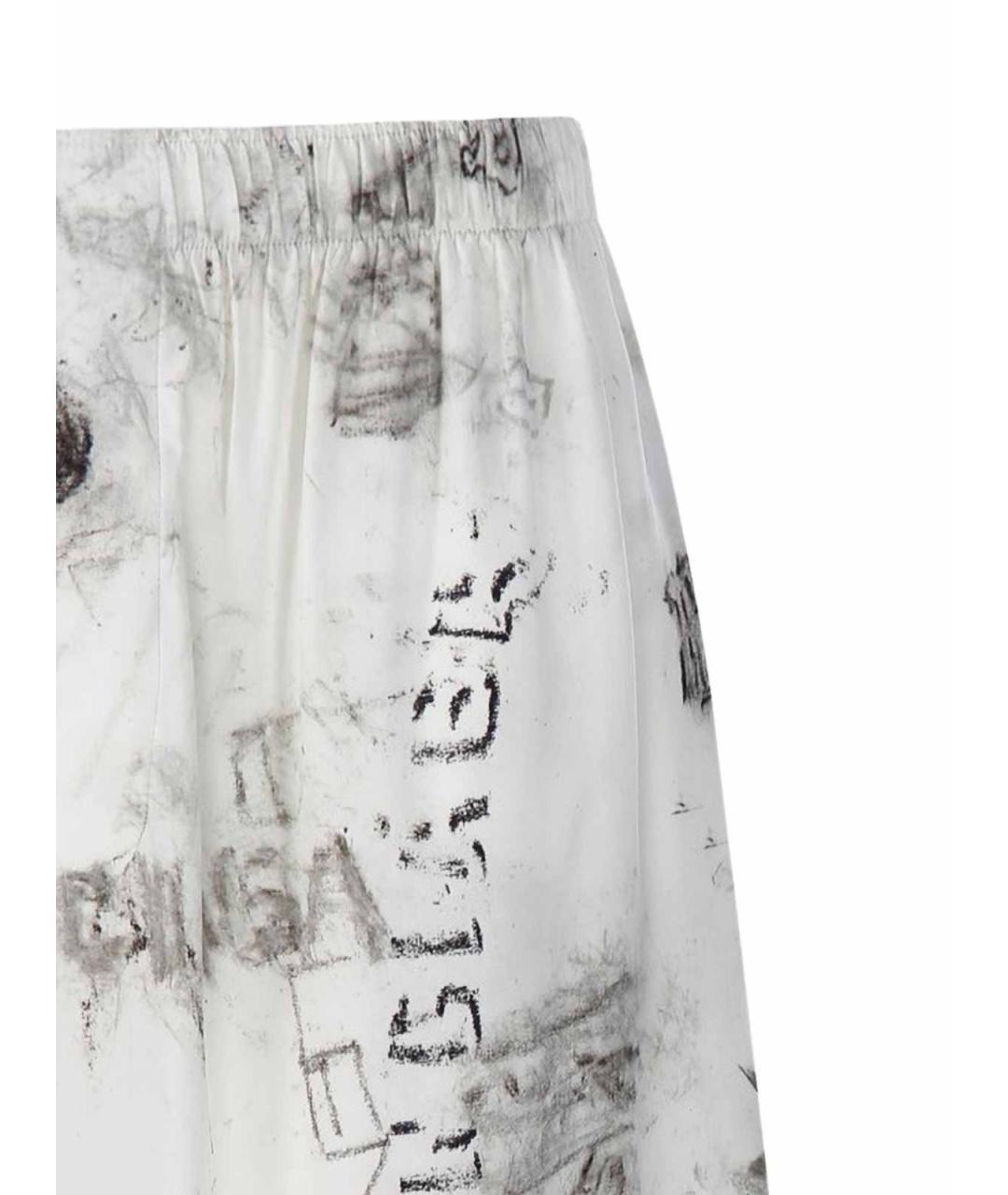 BALENCIAGA Серые вискозные шорты, фото 4