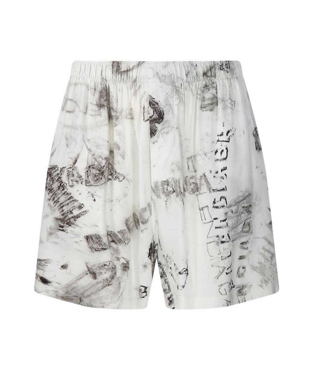 BALENCIAGA Серые вискозные шорты, фото 1