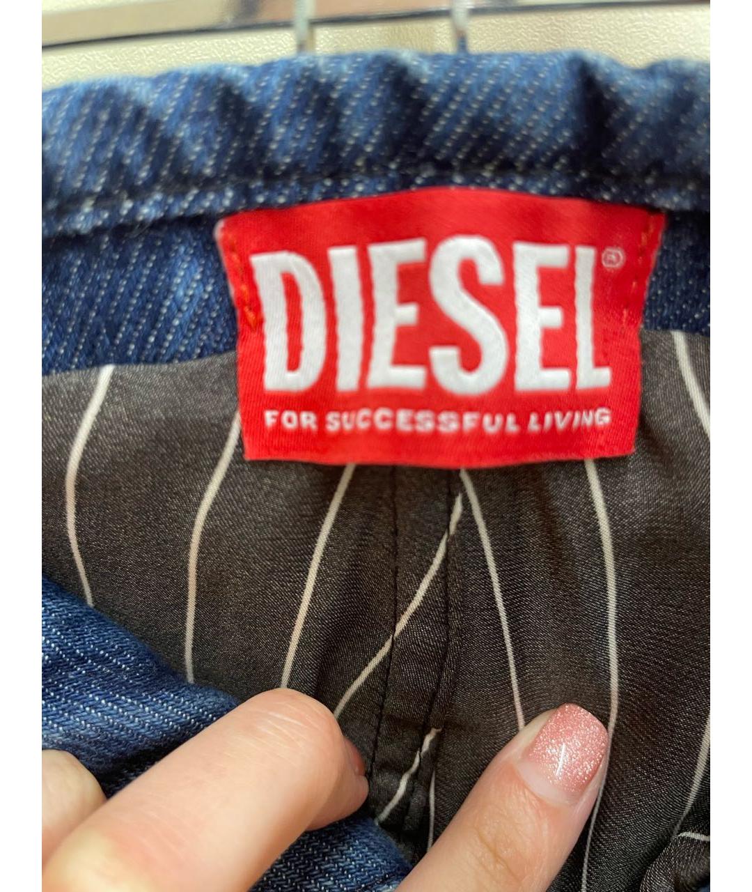 DIESEL Темно-синие джинсы клеш, фото 3