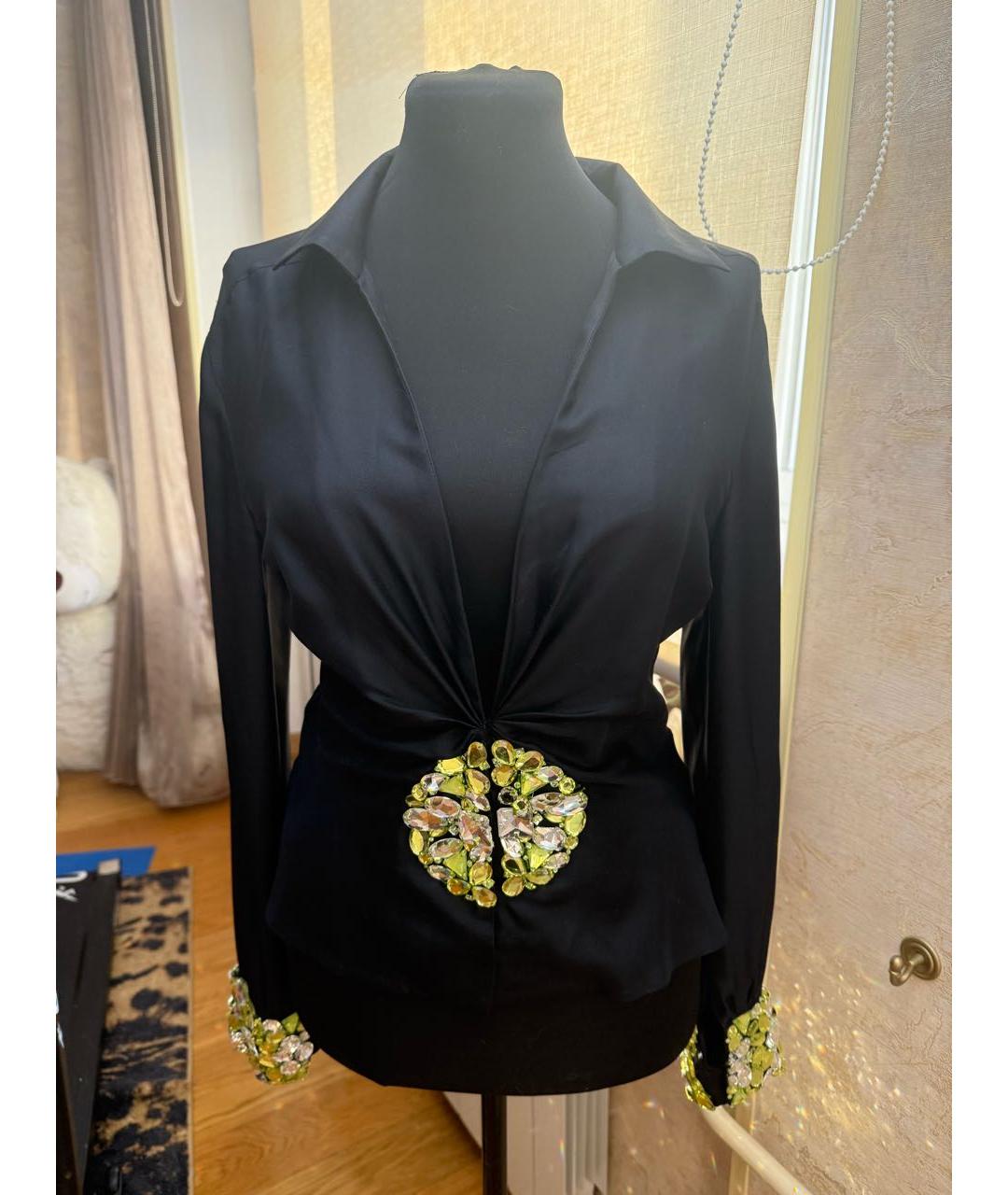 VERSACE Черная блузы, фото 6