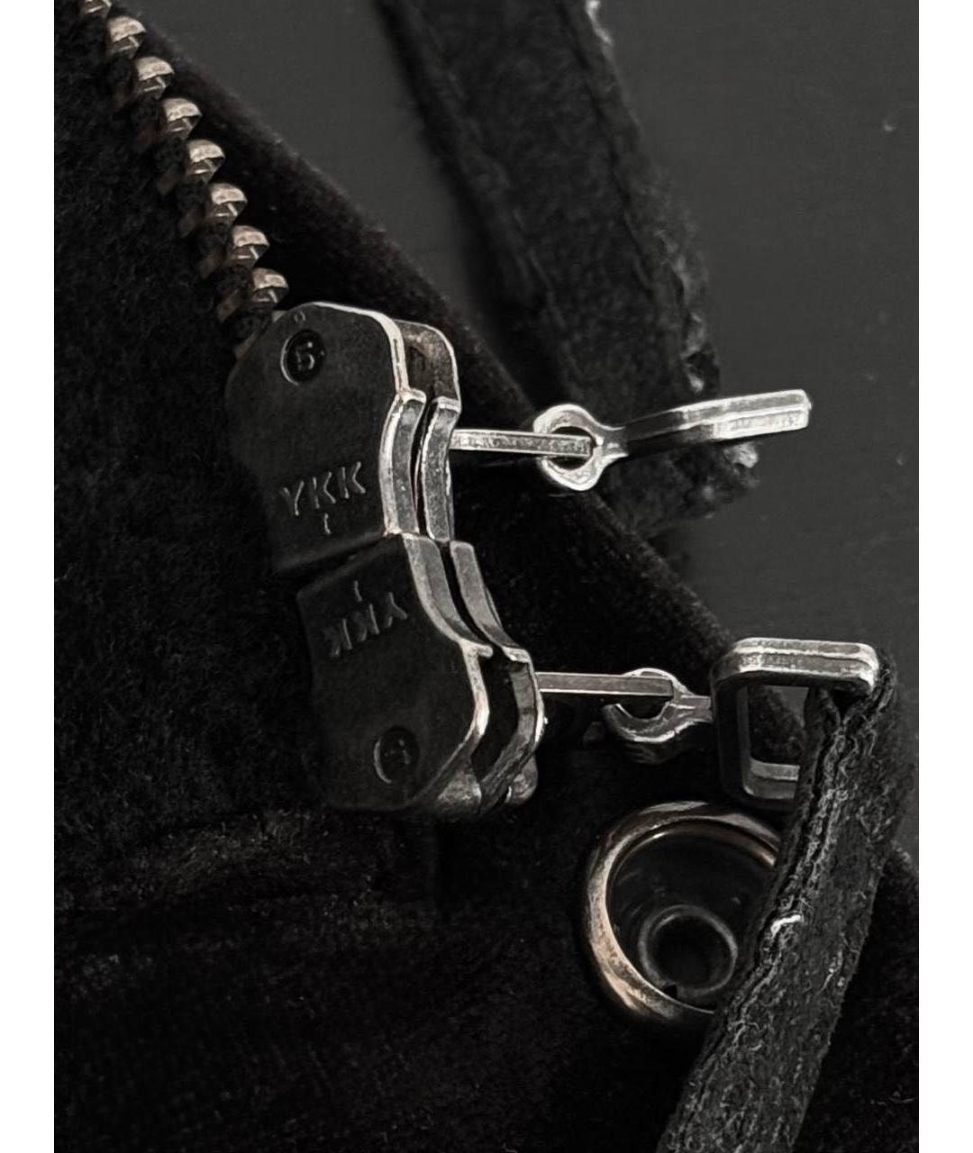 EMPORIO ARMANI Черная кожаная куртка, фото 5