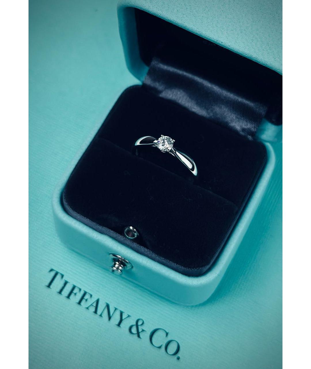 TIFFANY&CO Серебряное платиновое кольцо, фото 2