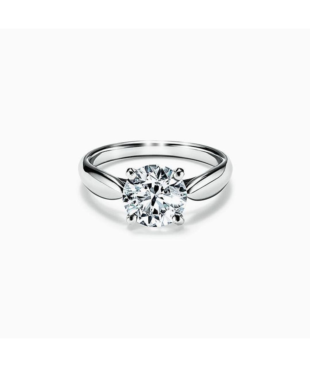 TIFFANY&CO Серебряное платиновое кольцо, фото 9