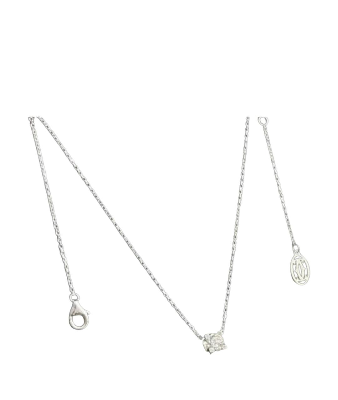 CARTIER Белое колье из белого золота, фото 1