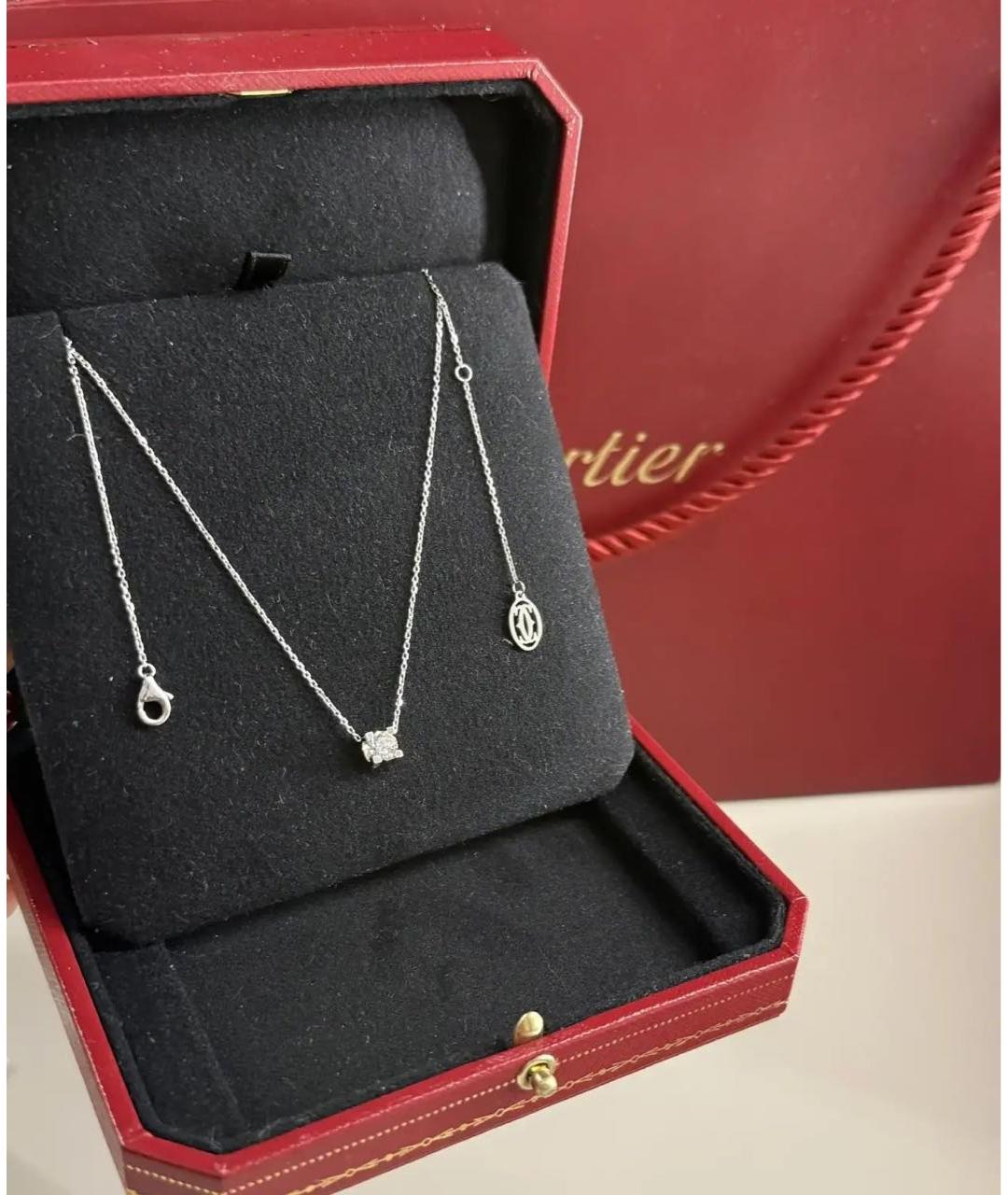 CARTIER Белое колье из белого золота, фото 3