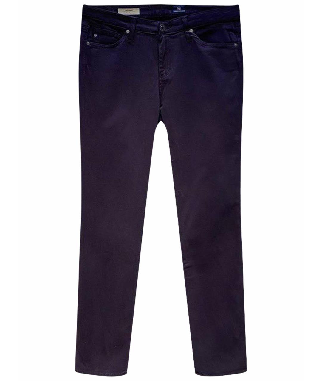 AG JEANS Фиолетовые джинсы слим, фото 1