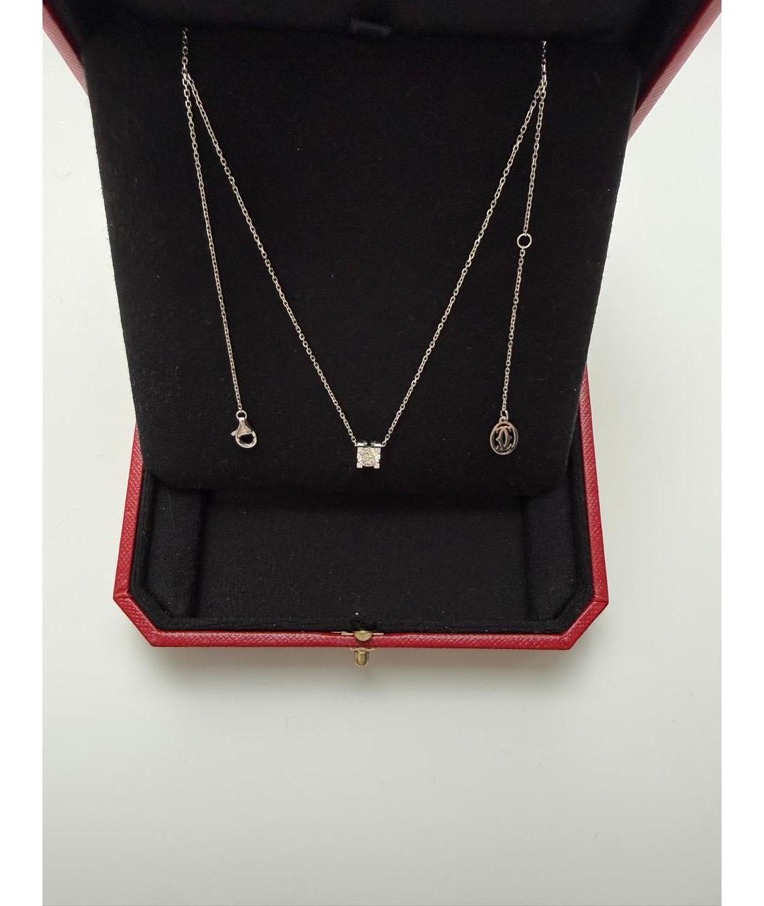 CARTIER Белая подвеска из белого золота, фото 3