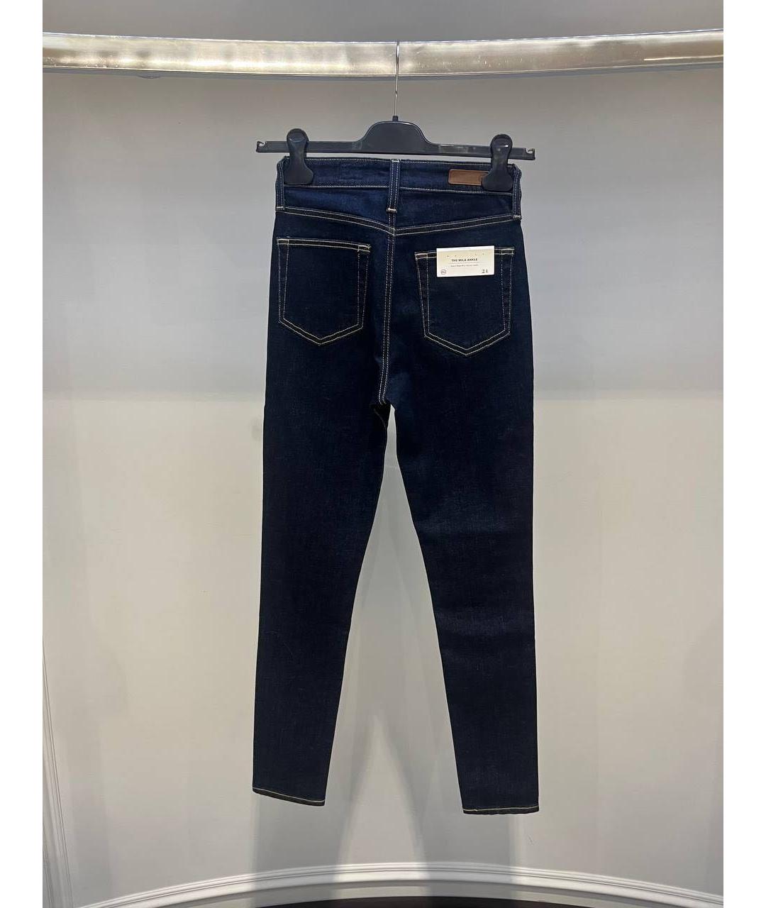 AG JEANS Темно-синие джинсы слим, фото 2