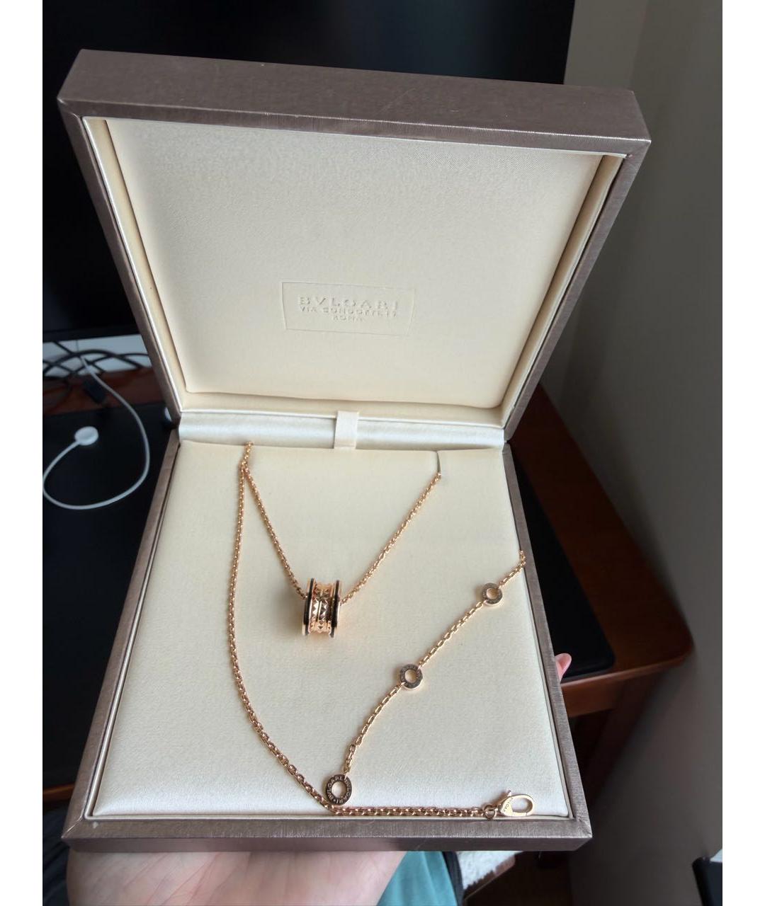 BVLGARI Золотой кулон из розового золота, фото 2