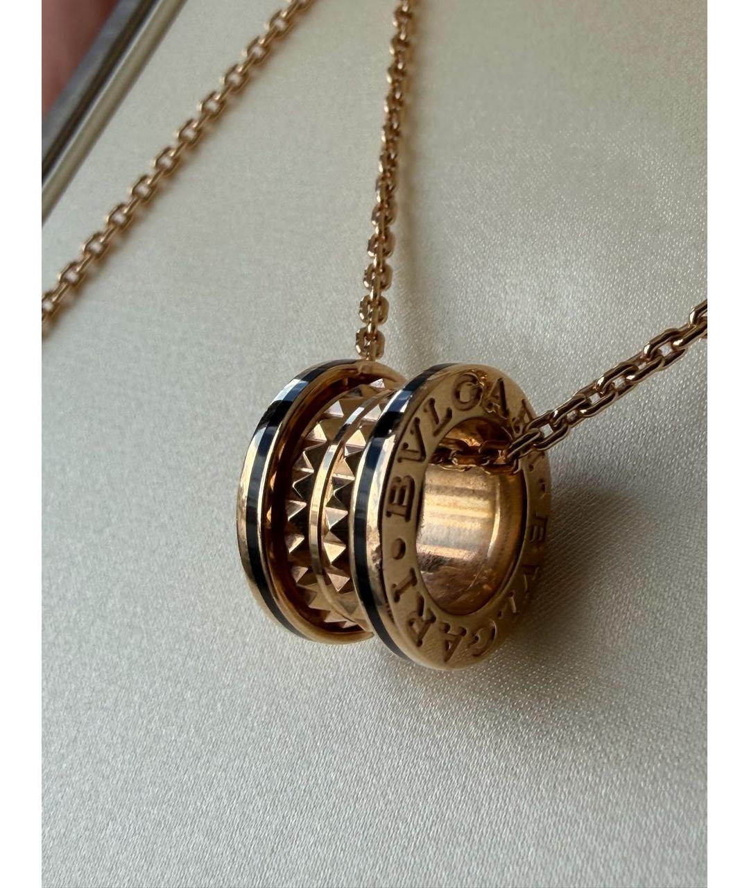 BVLGARI Золотой кулон из розового золота, фото 4