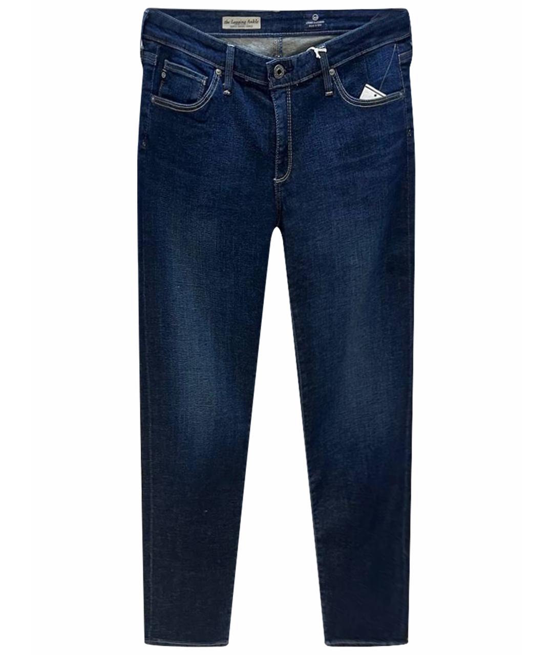 AG JEANS Синие джинсы слим, фото 1